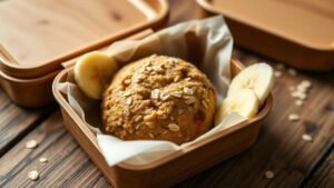 My Banana Oat Lunchbox Cake Scoop